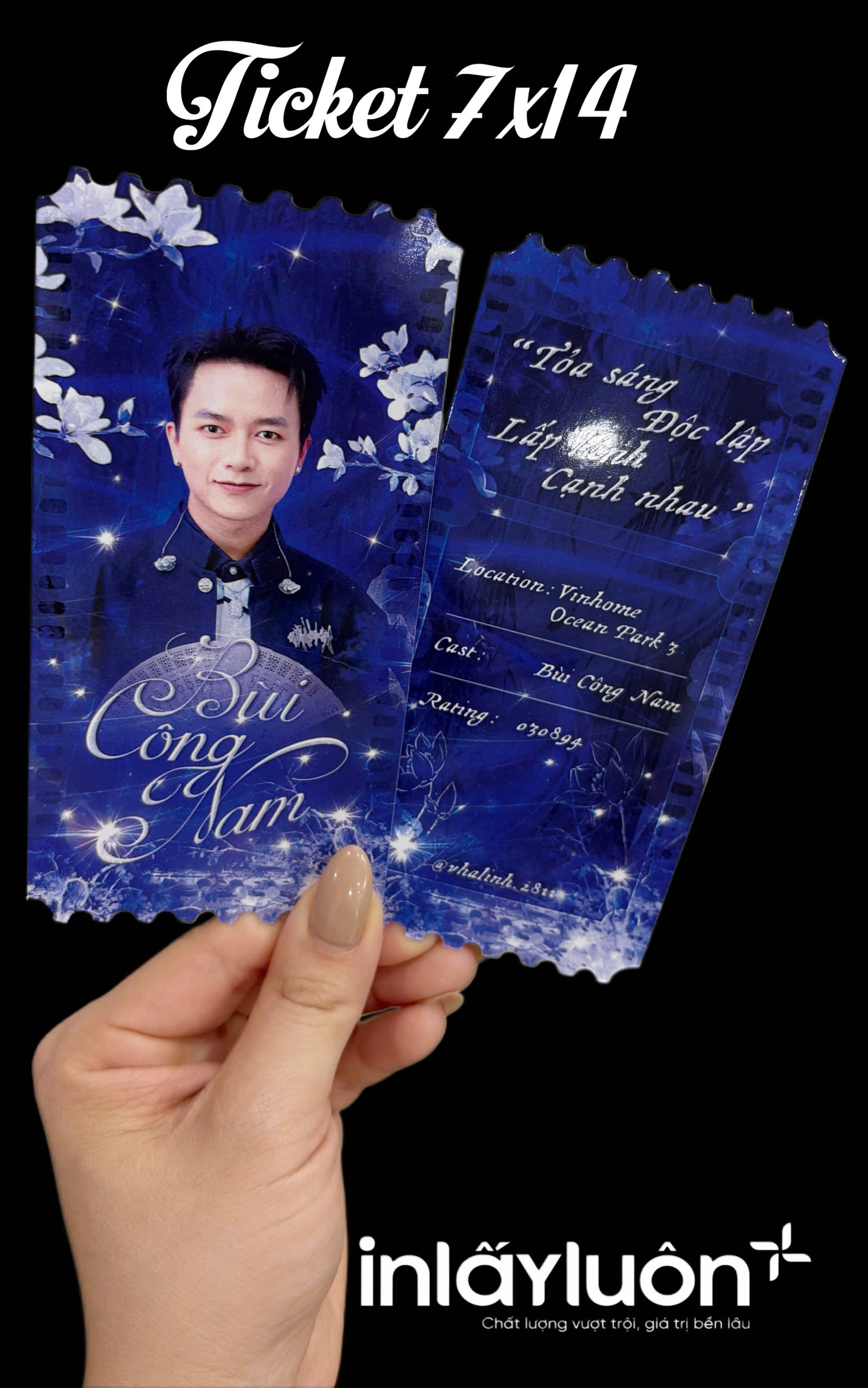Ticket răng cưa 7x14 cm_DIECUT (Theo hình)