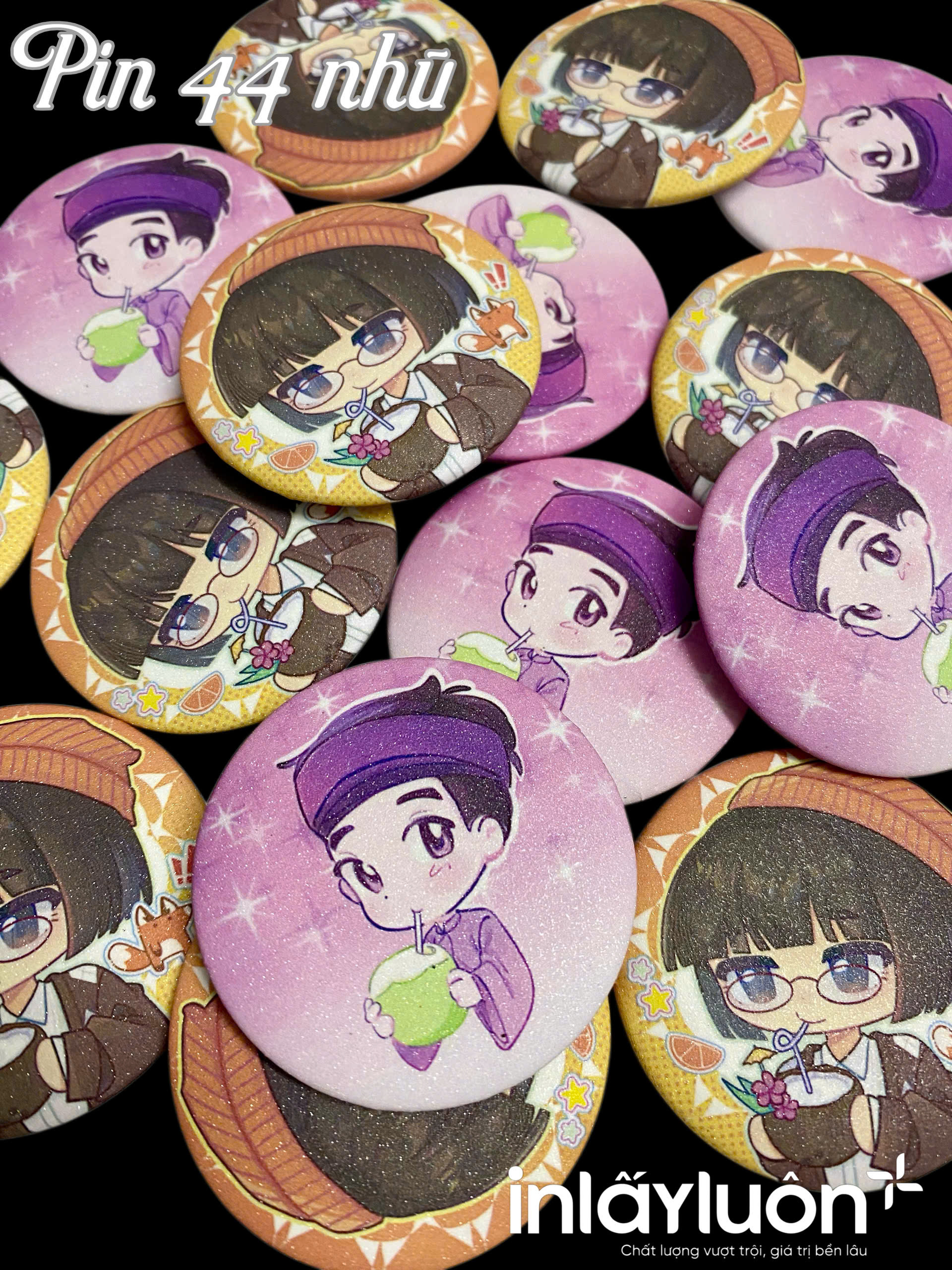 Pin 58mm Đế sắt