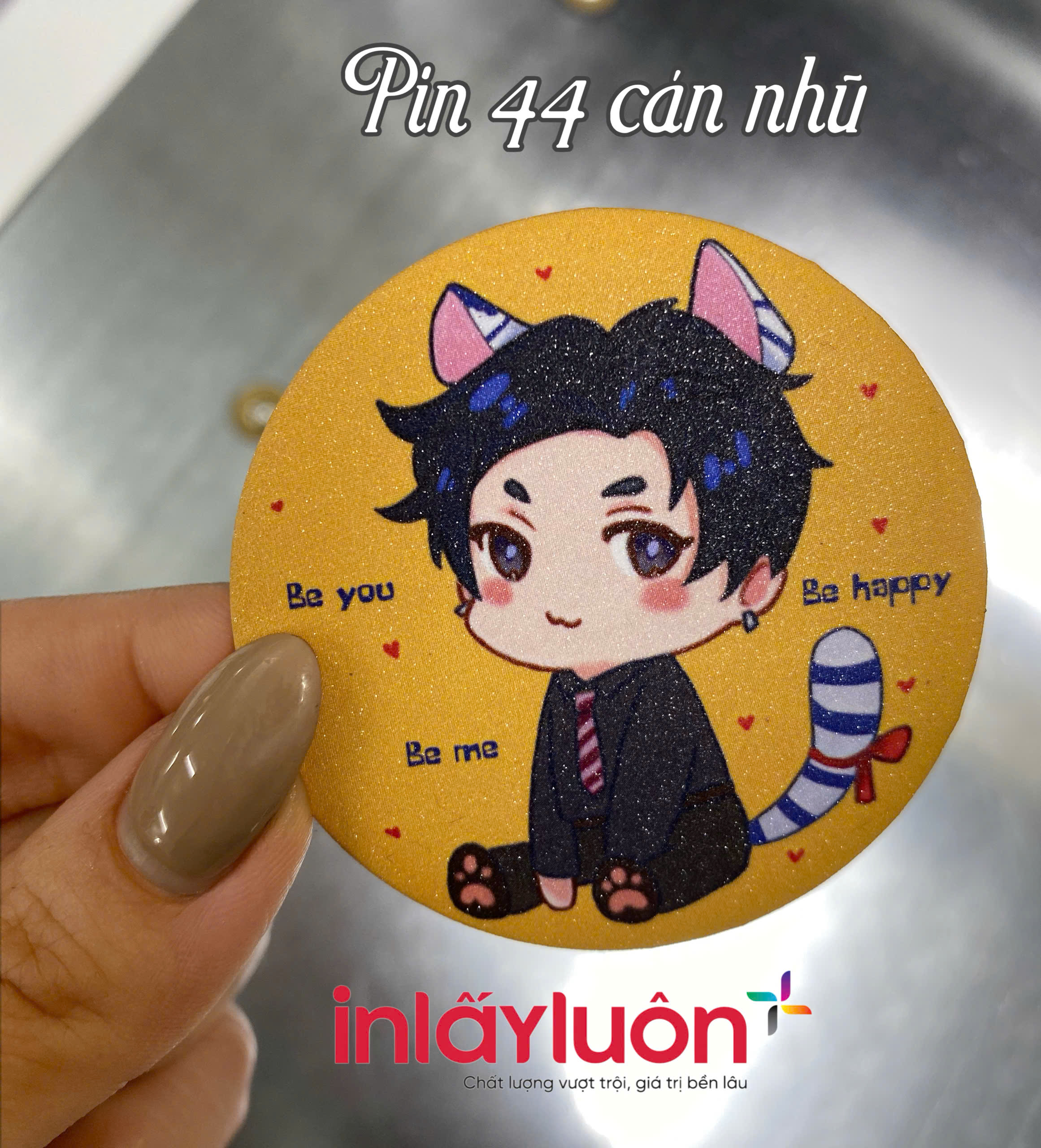 Pin 58mm Đế sắt
