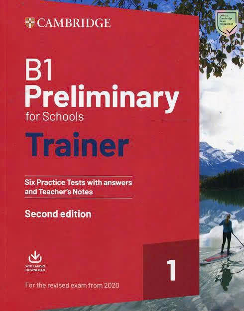 ETC - B1 Preliminary for school trainer (lõi inđen trắng, bìa mầu keo máy, 240tr)