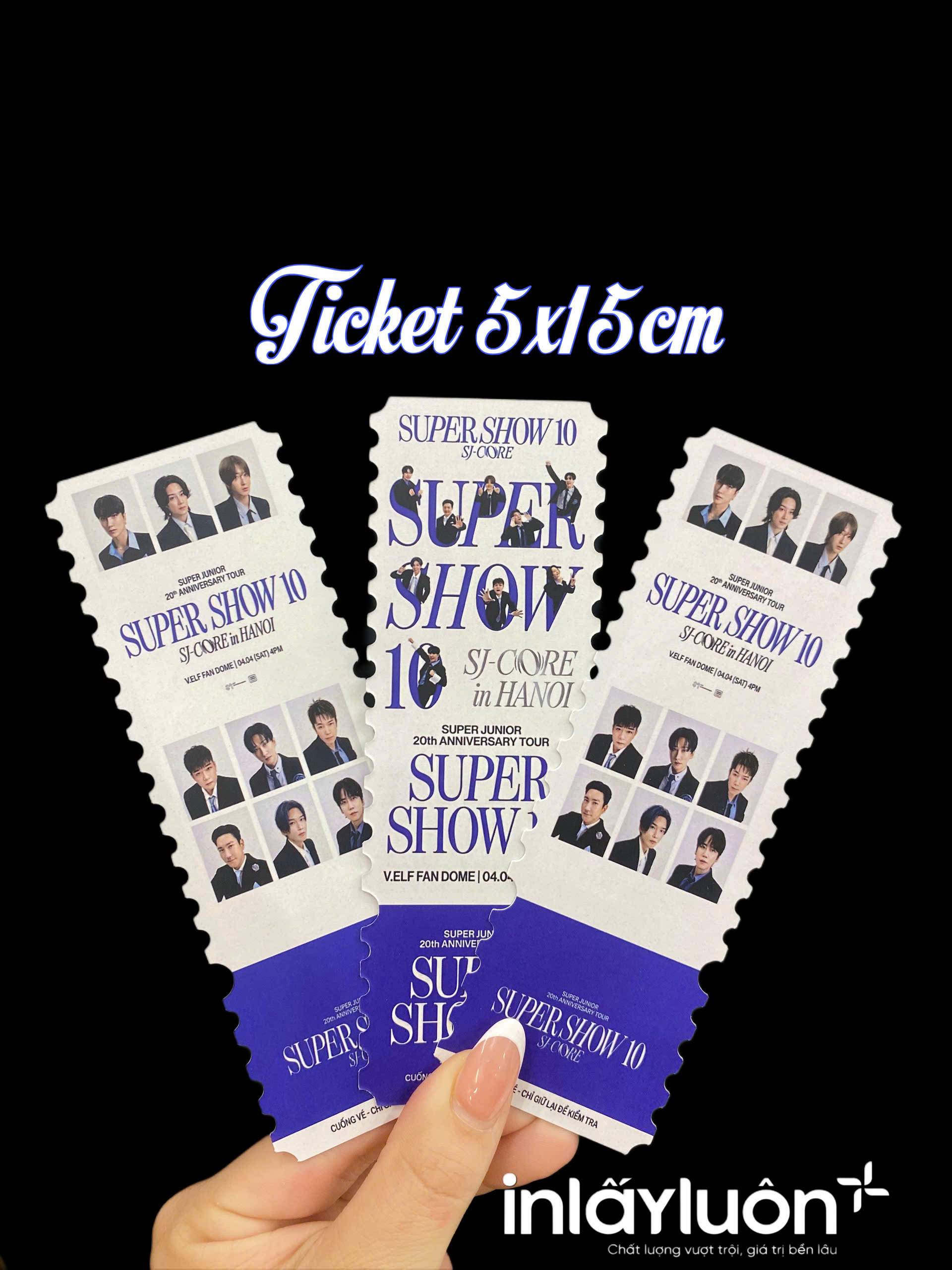Ticket răng cưa 5x15cm_DIECUT (Theo hình)