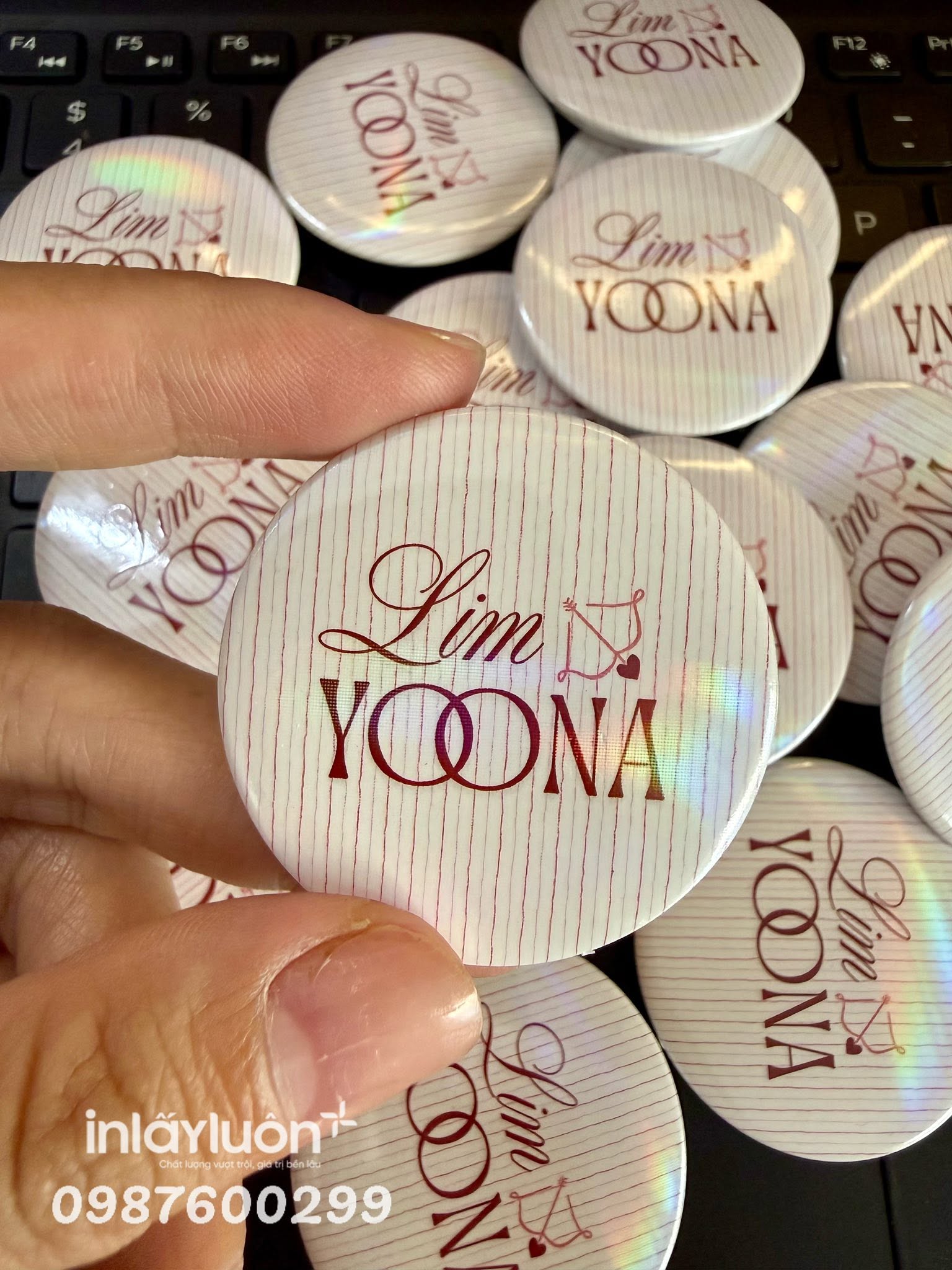 Pin 58mm Đế nhựa
